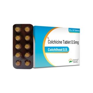 Colchicine 0.5mg (Colchiheal 0.5) – 10 Tablets