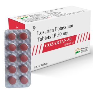 Losartan Potassium 50 mg Tablet (Cozartan 50) - 10 Tablets