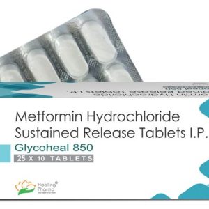 Metformin 850mg (Glycoheal 850) - 10 Tablets