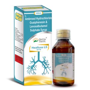 Levosalbutamol 1mg + Ambroxol 30mg + Guaiphension 30mg (Healtuss LS Syp 60ml) - 60ml