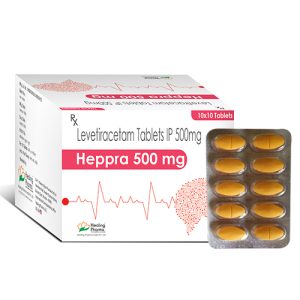Levetiracetam 500 mg Tablet (Heppra 500) - 10 Tablets