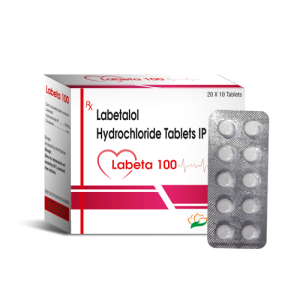 Labetalol 100 mg Tablet (Labeta 100) - 10 Tablets