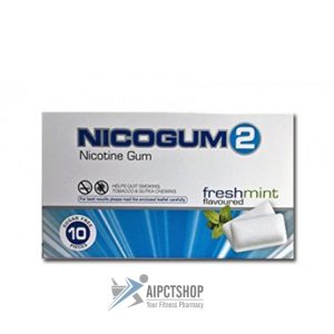 Nicogum Gum Mint (Nicotine Gum Mint)2mg - 10 gums