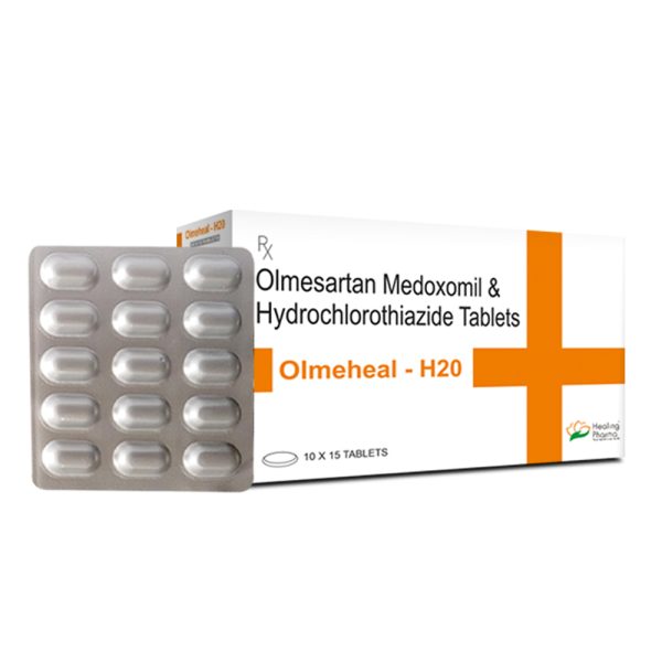 Olmesartan 20mg + HDZ 12.5mg (Olmeheal H 20) - 15 Tablets
