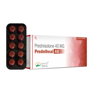 Prednisolone 40mg (Predniheal 40) - 10 Tablets