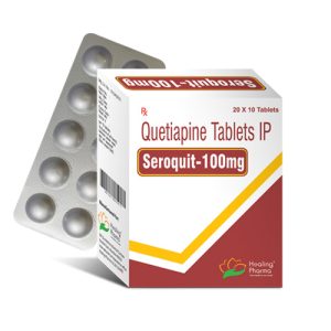 Quetiapine 100mg (Seroquit 100) - 10 Tablets