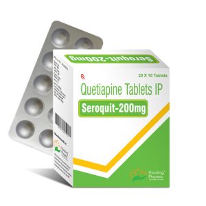 Quetiapine 200mg (Seroquit 200) - 10 Tablets