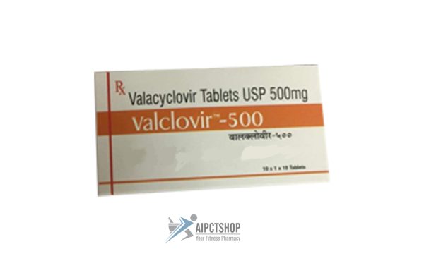 VALCLOVIR 500mg (Valacyclovir) 100 tablets centruion