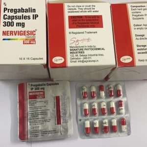 Nervigisic 300 mg 15 capsules  Pregabalin